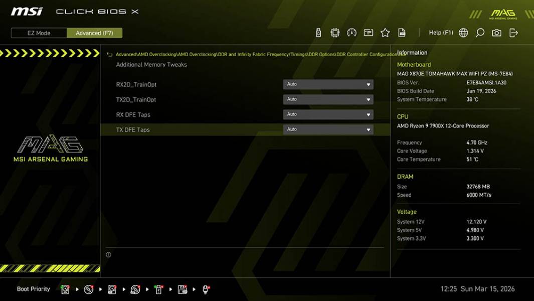 MSI MAG X870E TOMAHAWK MAX WIFI PZ-2